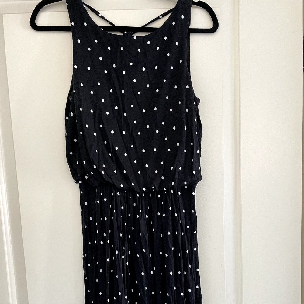 Loft Polka Dot A-line Dress